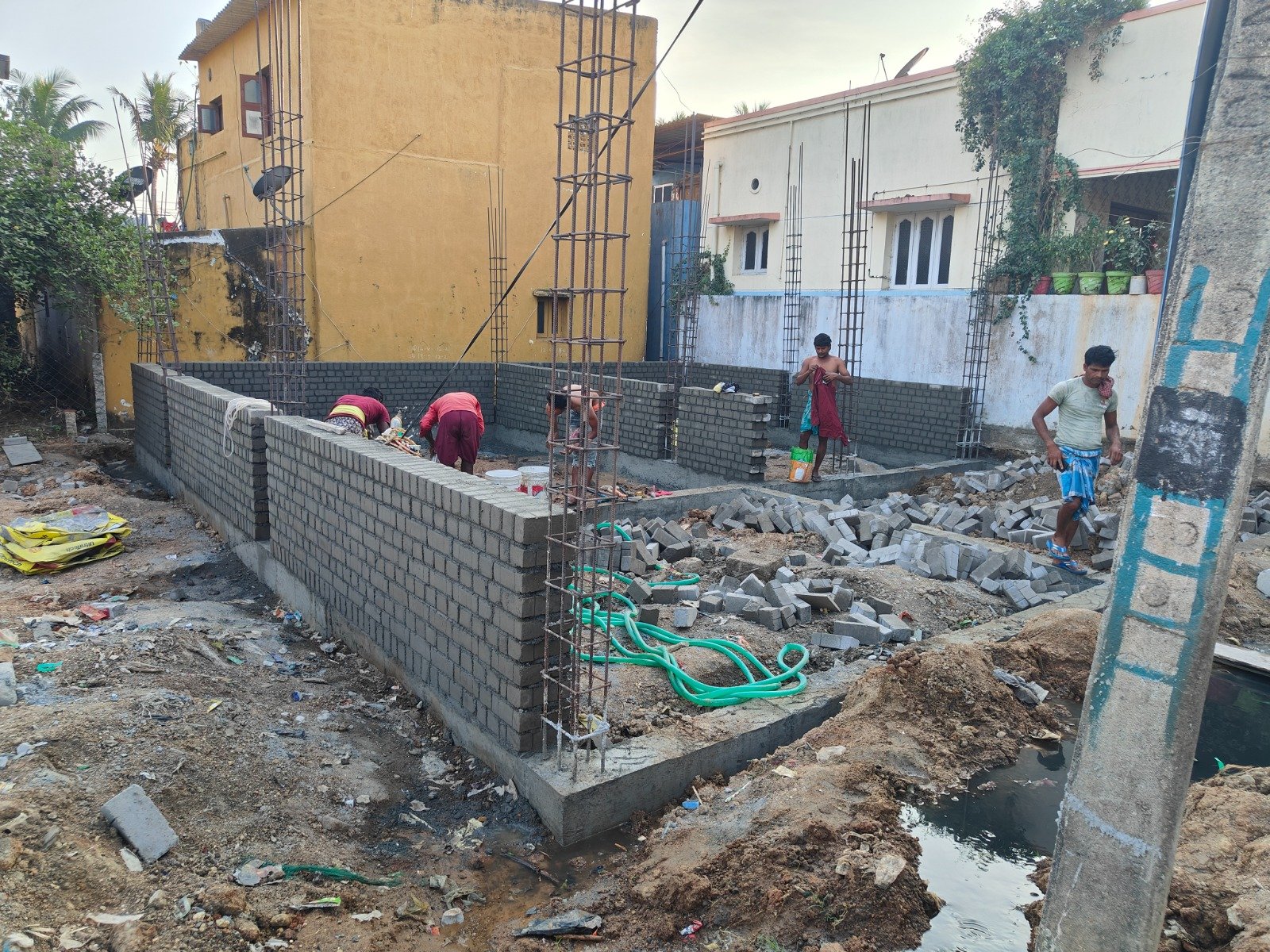 Brickwork in Progress