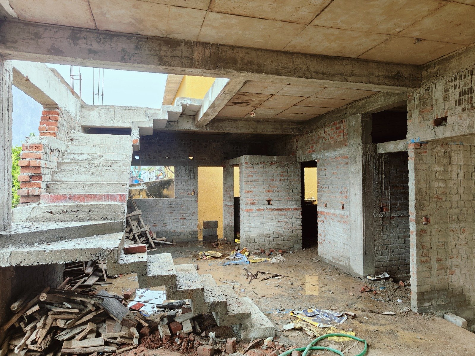 Interior Construction and Staircase